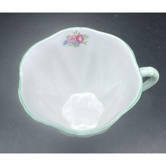 VTG Shelley ROSEBUD Fine Bone China Demitasse Cup & Saucer Set England - Picture 10 of 12